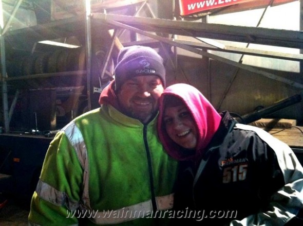 Mechanic Alan and daughter Beth help out at King's Lynn
