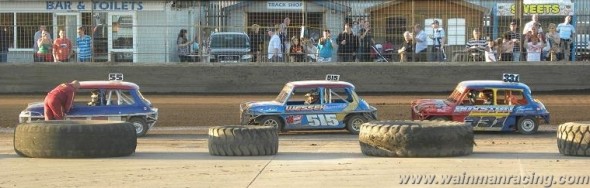 Saturday night, and second place in the heat.