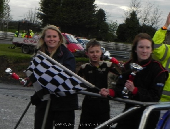 Frankie JJ on the victory lap