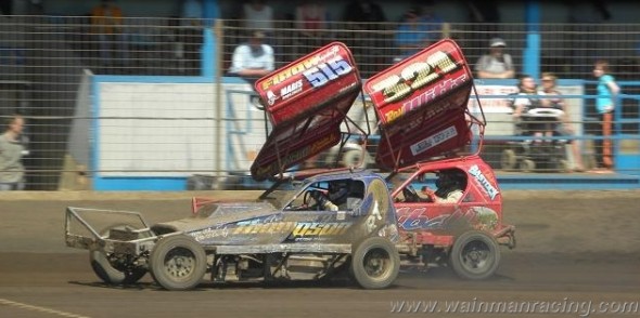 Sunday drivers... Frankie and Ed Neachell