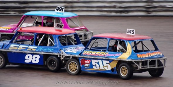 Putting the bumper in on Ollie Spencer