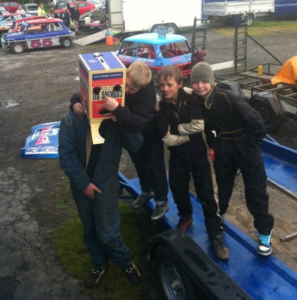 Up to no good in-between races