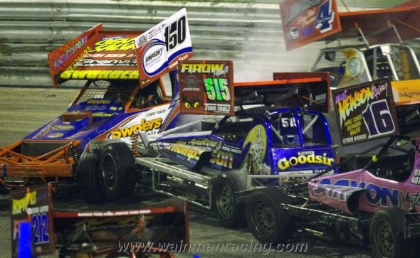Frankie bumps into Mick (Photo Chris Webster)