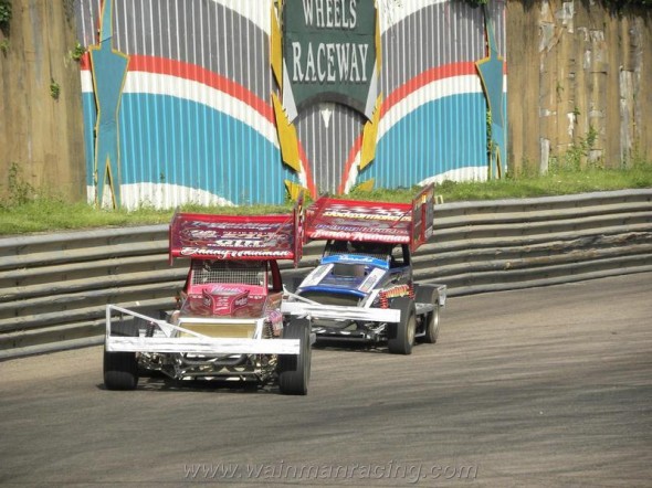 The back straight at Brum (Photo Martin Fitzgerald)