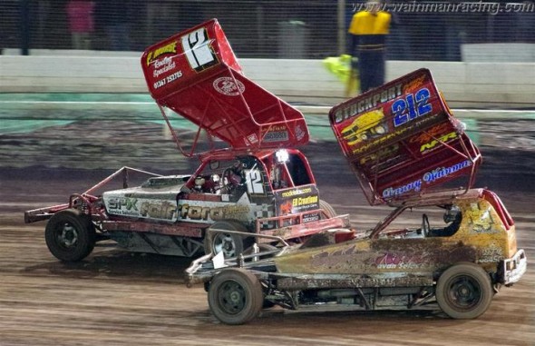 Danny in action at Coventry in October.