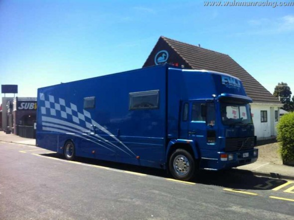 The NZ truck after passing it's MOT
