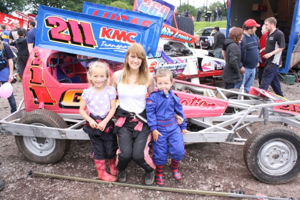 Kayleigh, Lewis, and Phoebe.