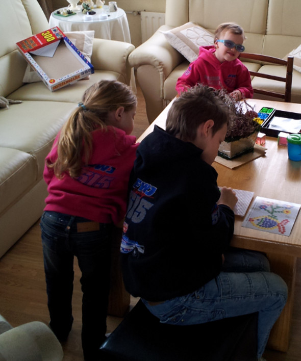 The Spigt family from The Netherlands in their Wainman hoodies.