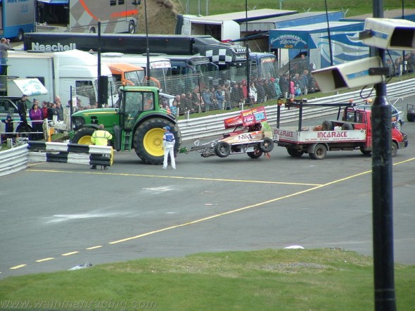 Massive damage for Danny. (Photo: Lee Pycroft)