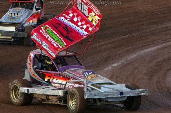 Fifth place in Heat 2 was Frankie's best result at Coventy. (CW)