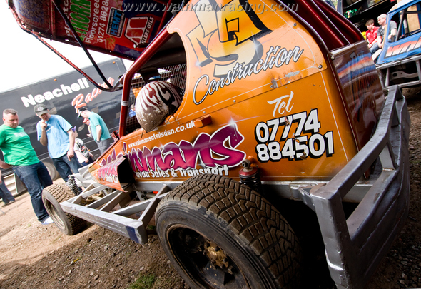 Sheffield on May Day Monday, and Danny's car was nice and clean before the meeting! (MB)