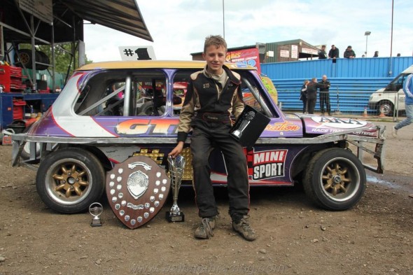 Young Frankie showing off the silverware