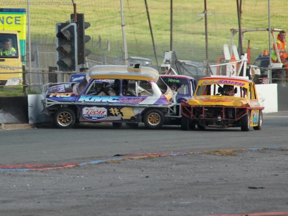 A five-shot sequence of Frankie JJ's Saturday night crash (MF)