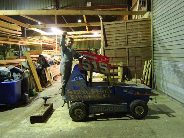 Luke Bond's mini stock car.