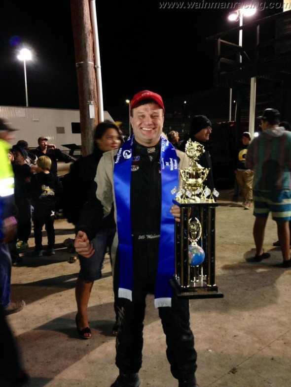 Frankie after finishing second in the World 240 Championship in New Zealand.