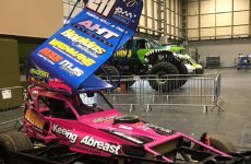 Phoebe at the Autosport International Show