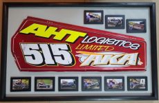 Framed panel auction in aid of the Newson family