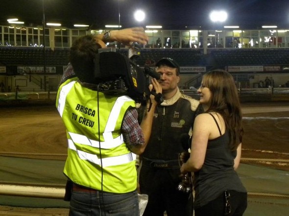 Interview with the Premier Sports TV crew after the GN win Interview with the Premier Sports TV crew after the GN win