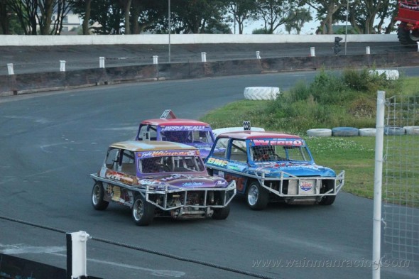 Back out for Heat 3 on Thursday with a bent looking car